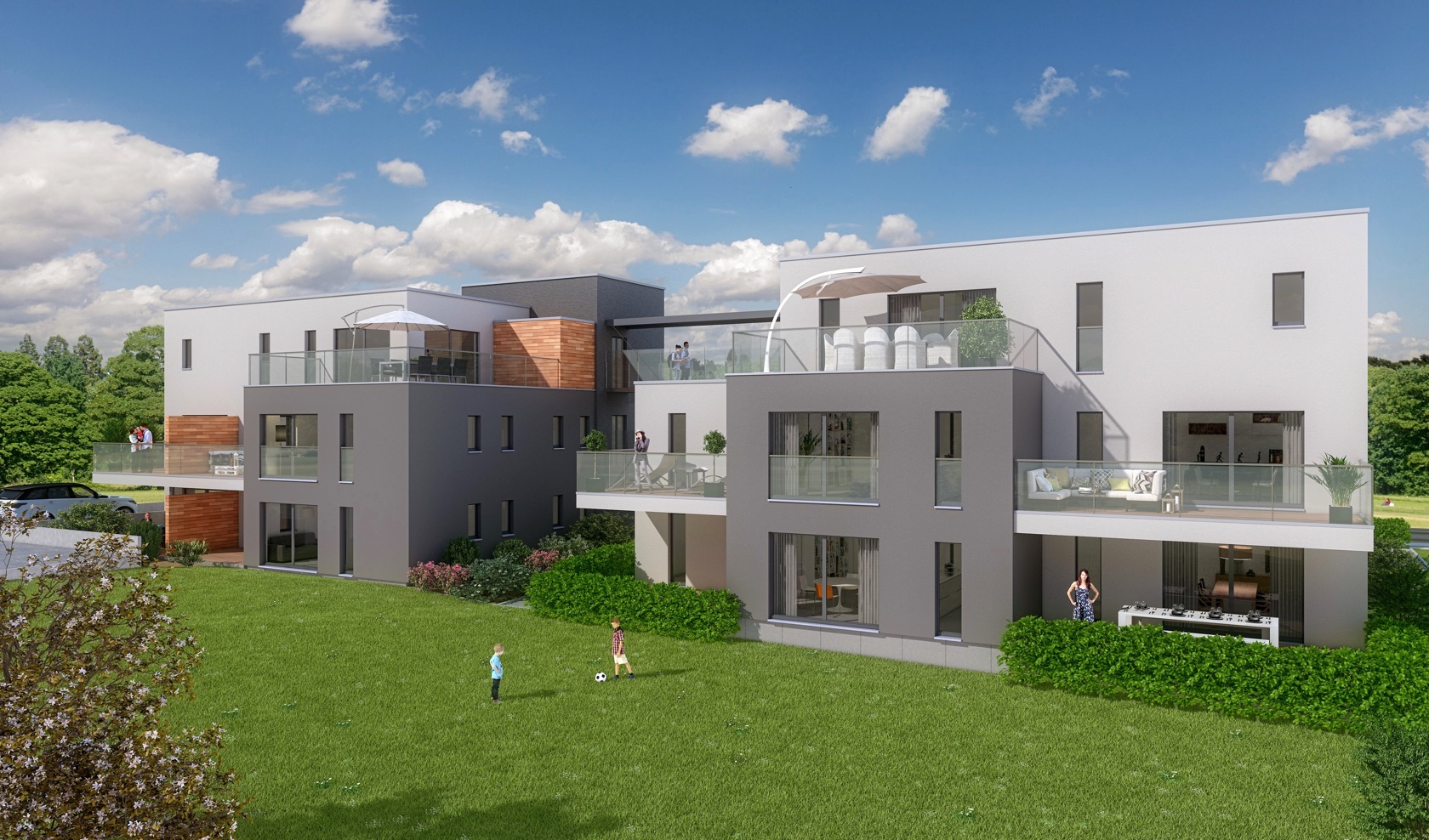  Architecte : Bureau d'Architecture Paquet - Promoteur : Maçonnerie de Hesbaye sprl 