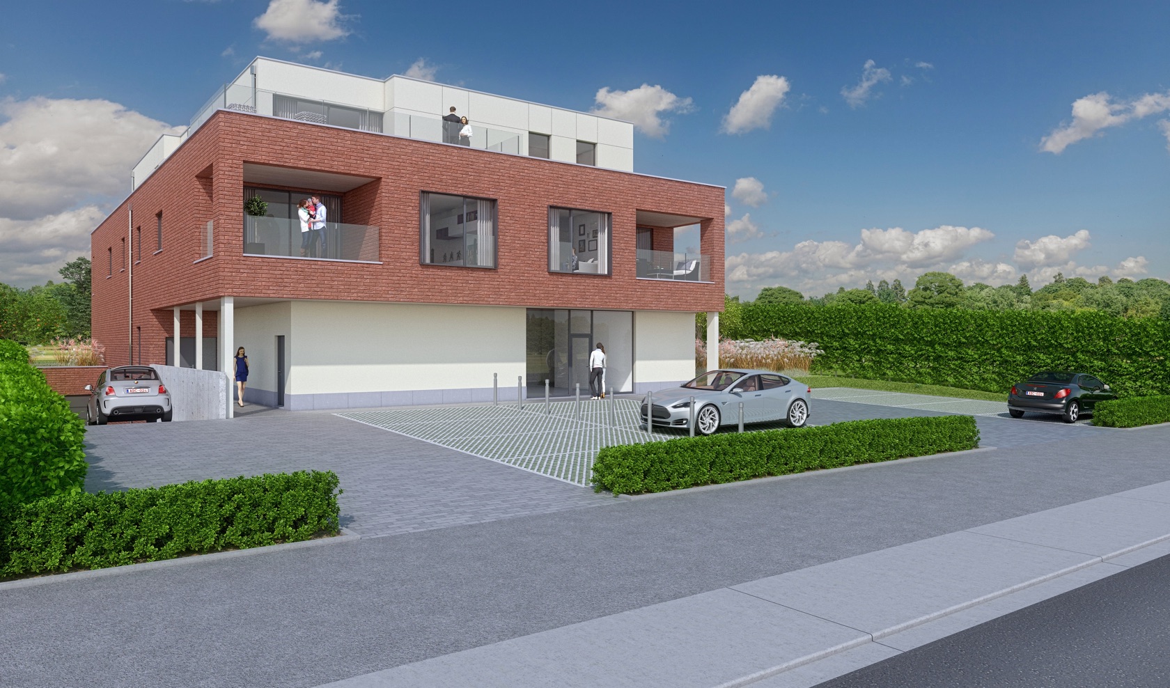  Architecte : Bureau d'architecture Tanghe sprl - Promoteur : Immo-Parq 