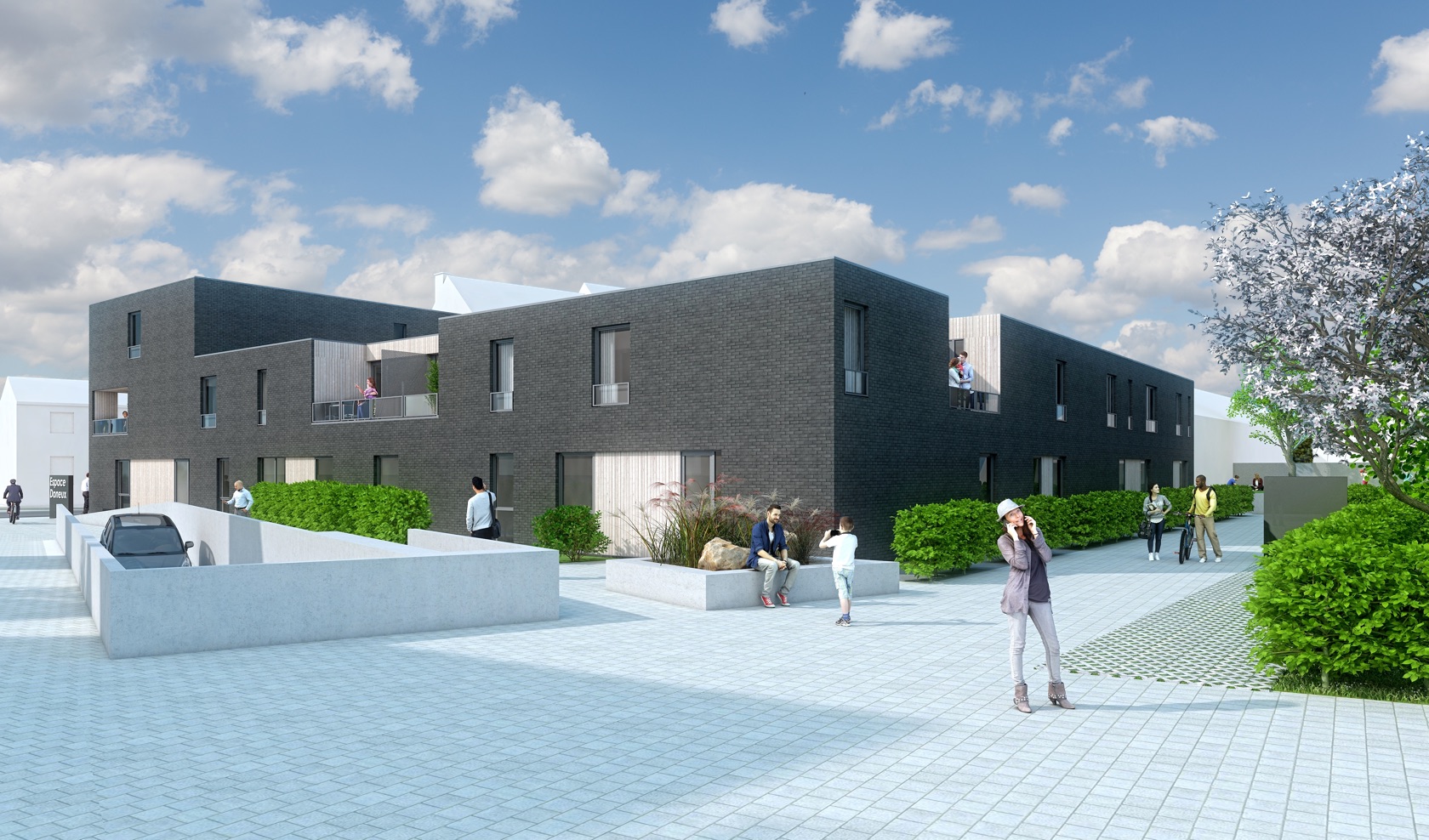  Architecte : Atelier d'Architecture Pierre Monseu - Promoteur : SEDAB Invest 