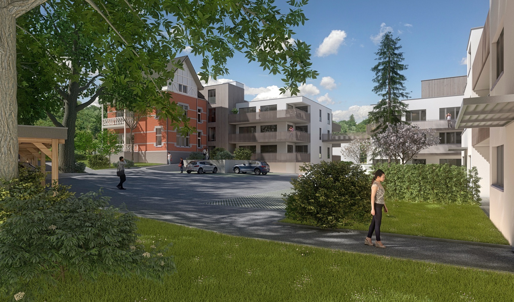  Architecte : Bureau d'Architecture Hock sprl - Promoteur : Immobilière du Béguinage s.a. 